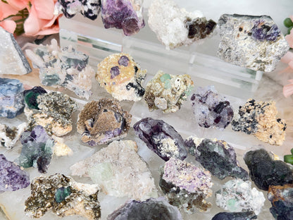 Small Unique Fluorite Specimens
