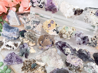 Small Unique Fluorite Specimens