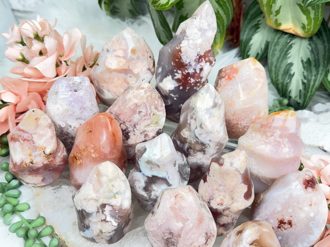 Flower Agate Flames