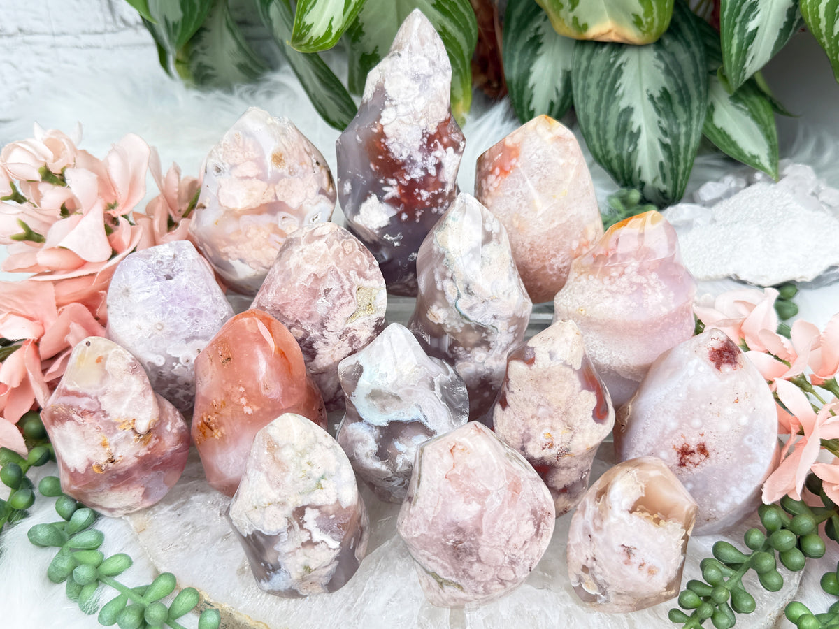 Flower Agate Flames