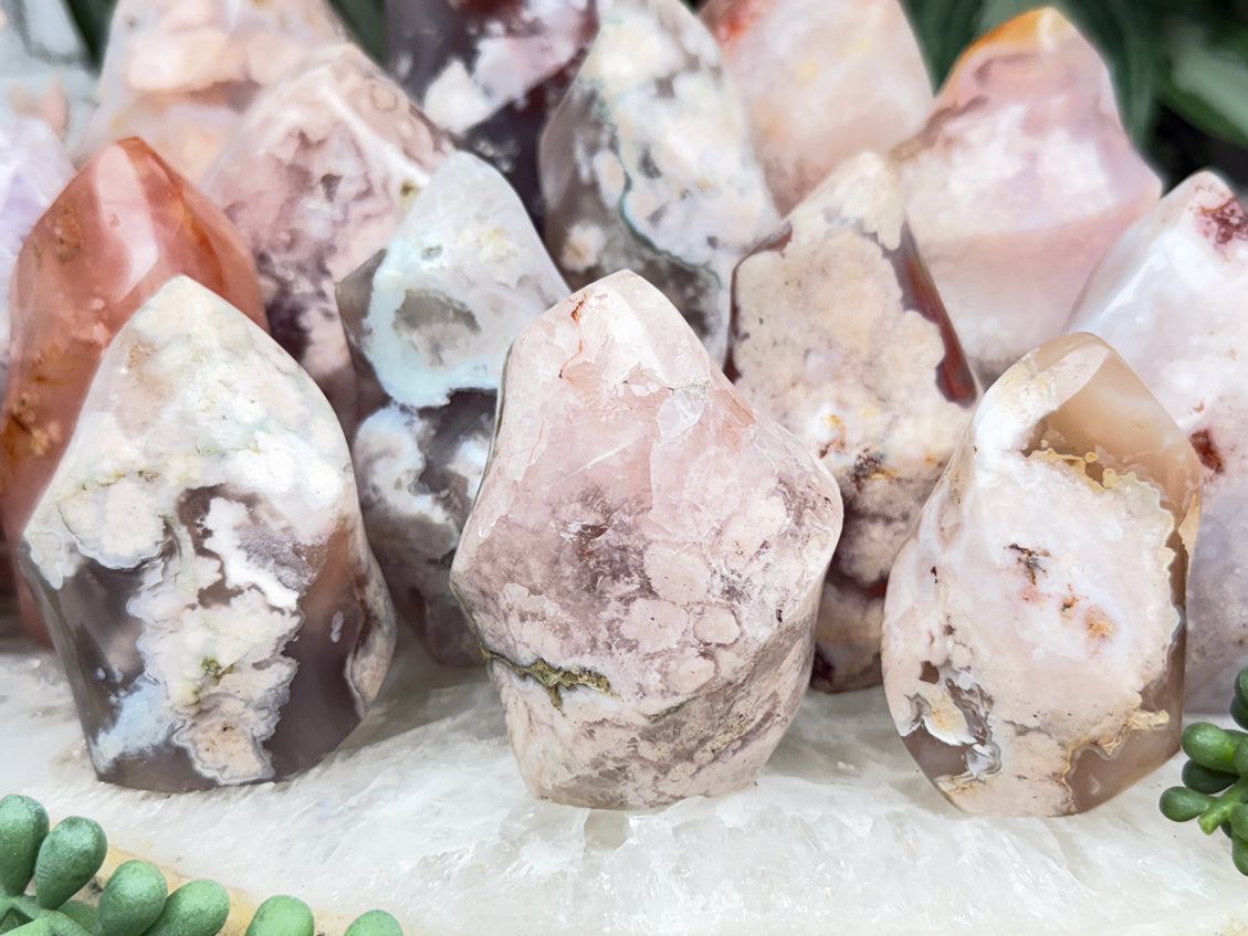Flower Agate Flames