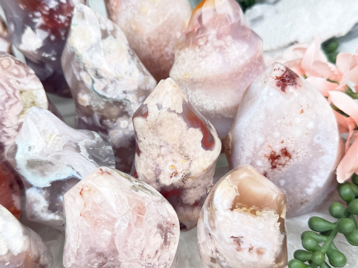 Flower Agate Flames