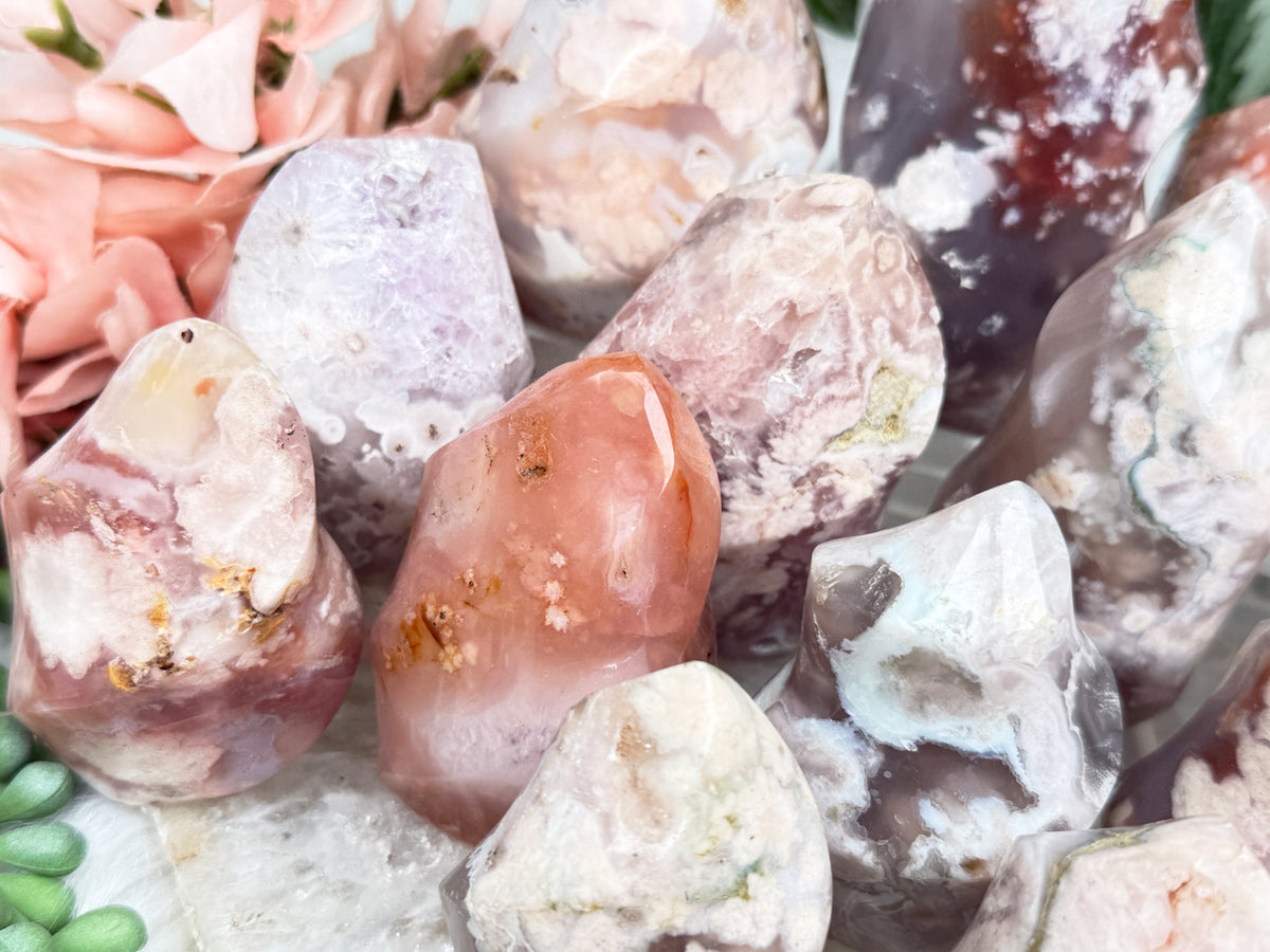 Flower Agate Flames