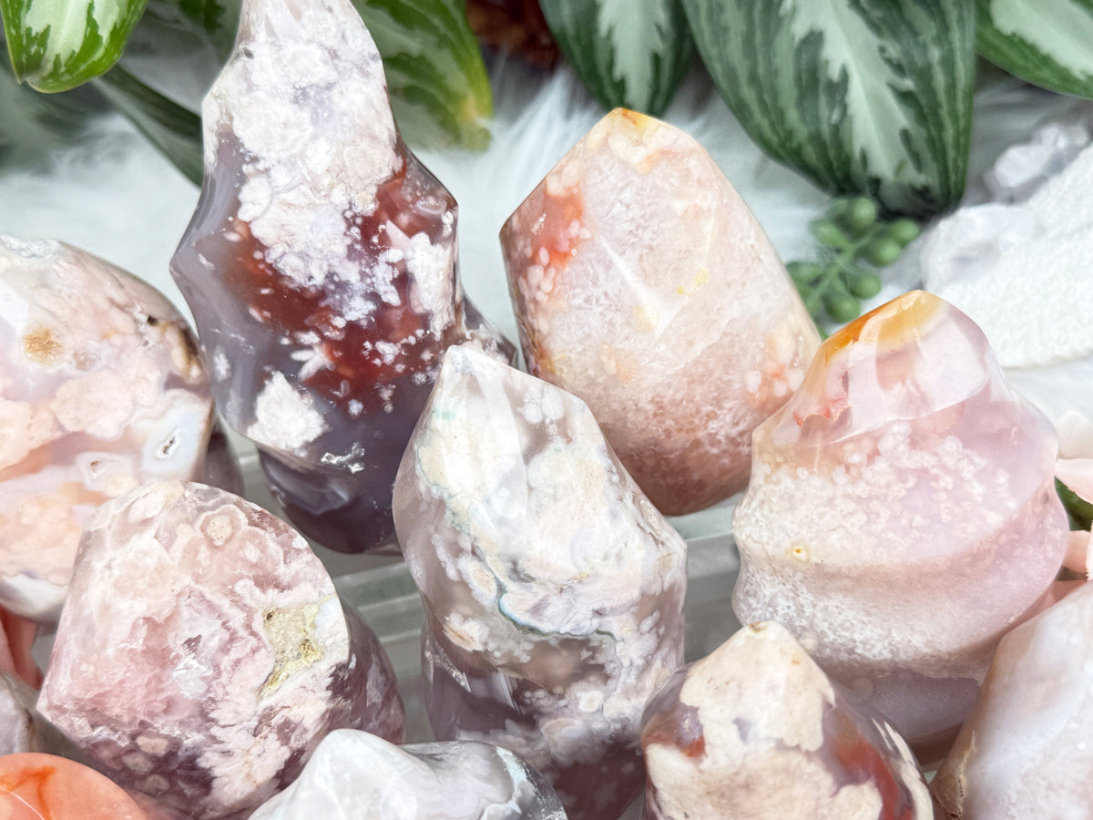 Flower Agate Flames