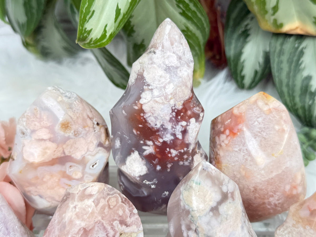 Flower Agate Flames