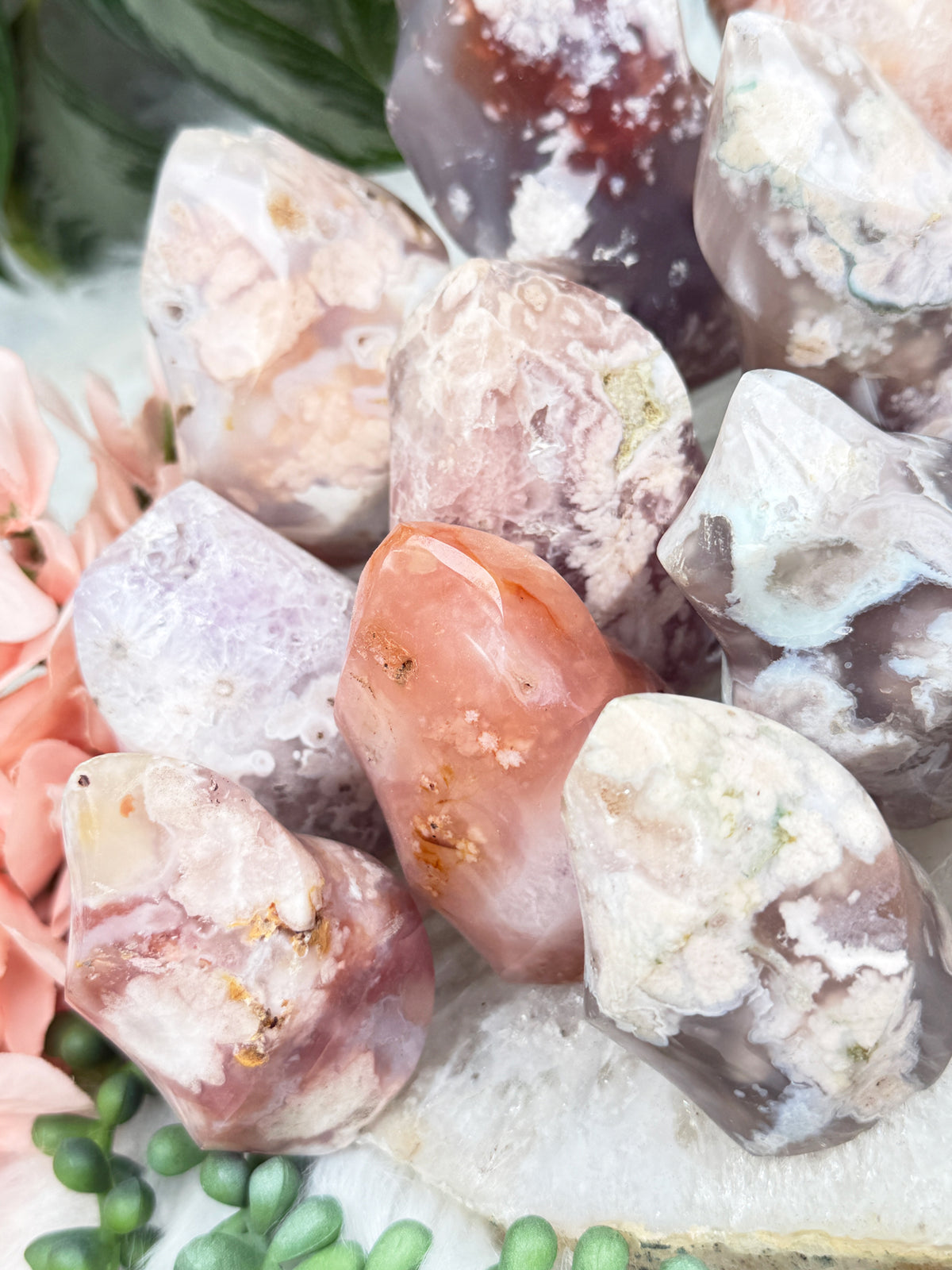 Flower Agate Flames
