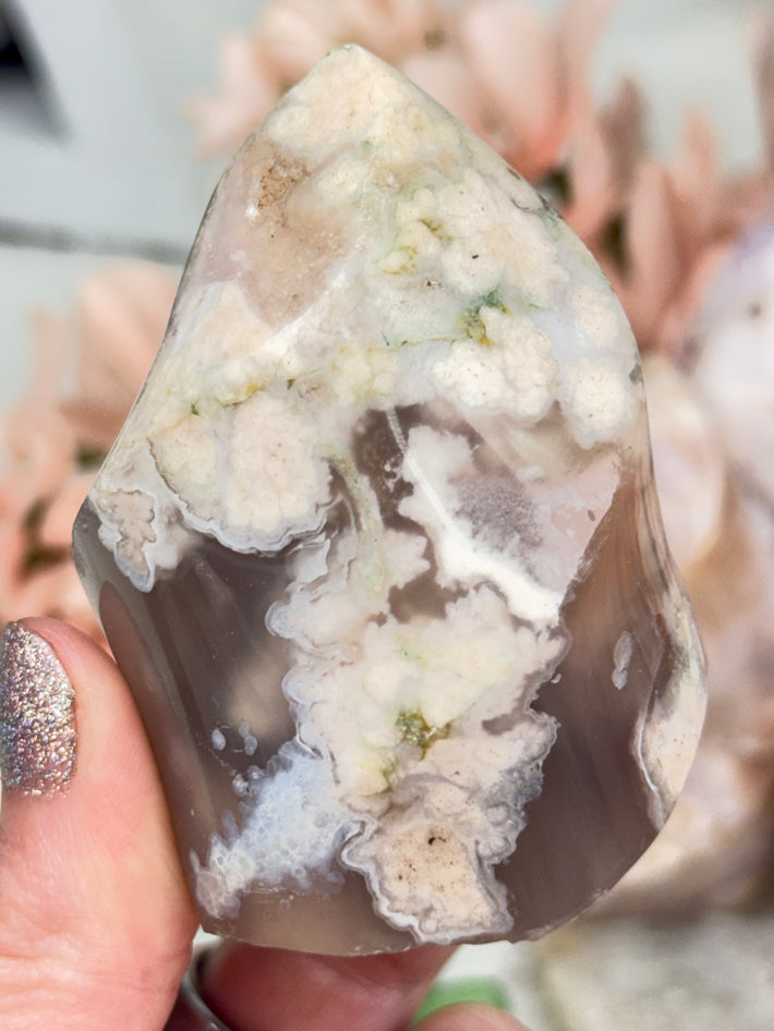 Flower Agate Flames