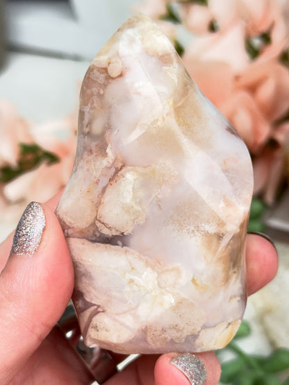 Flower Agate Flames