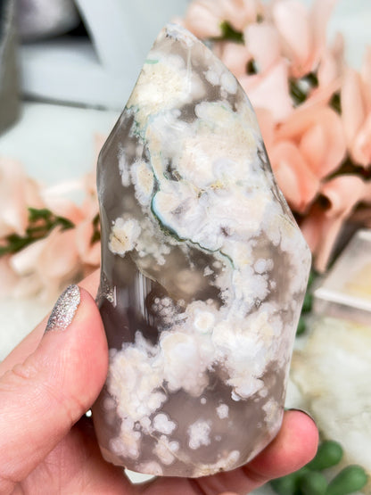 Flower Agate Flames