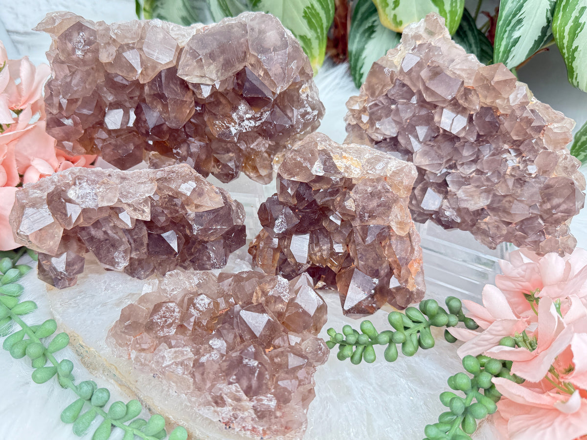 Smoky Quartz Clusters