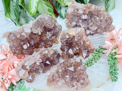 Smoky Quartz Clusters