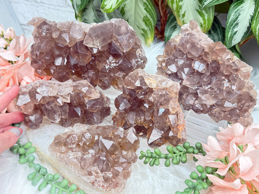 Smoky Quartz Clusters