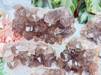 Smoky Quartz Clusters