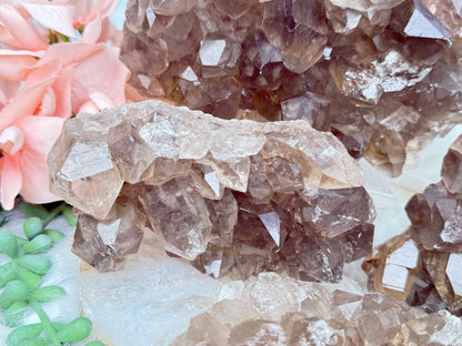 Smoky Quartz Clusters