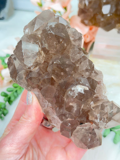 Smoky Quartz Clusters