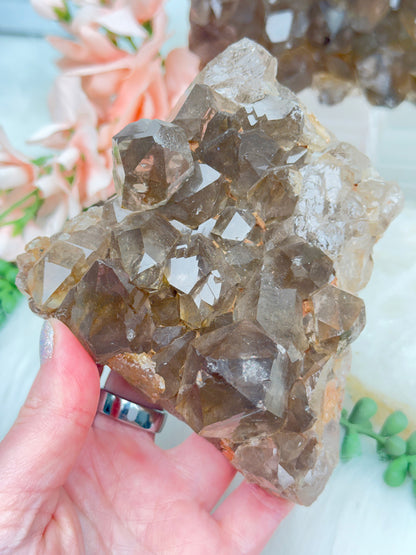 Smoky Quartz Clusters