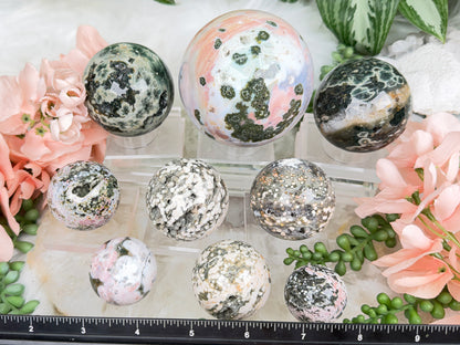 Colorful Ocean Jasper Spheres