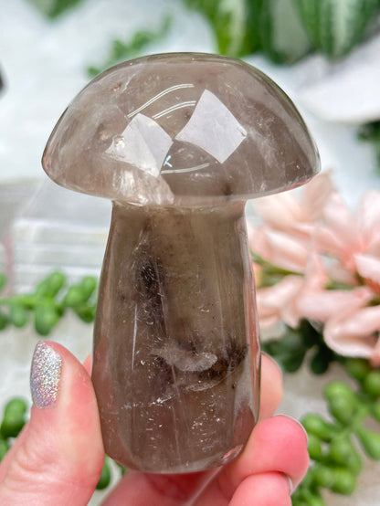 smoky-quartz-mushrooms-from-madagascar