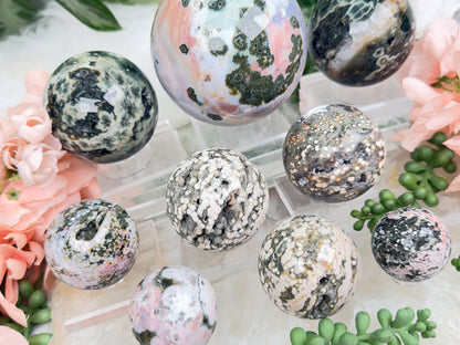 Colorful Ocean Jasper Spheres