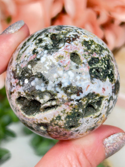 Colorful Ocean Jasper Spheres
