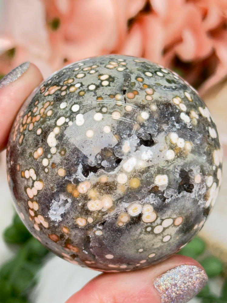 Colorful Ocean Jasper Spheres