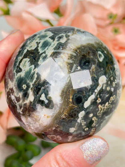 Colorful Ocean Jasper Spheres