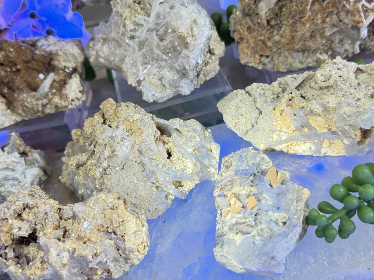 Brown Fluorite Celestite