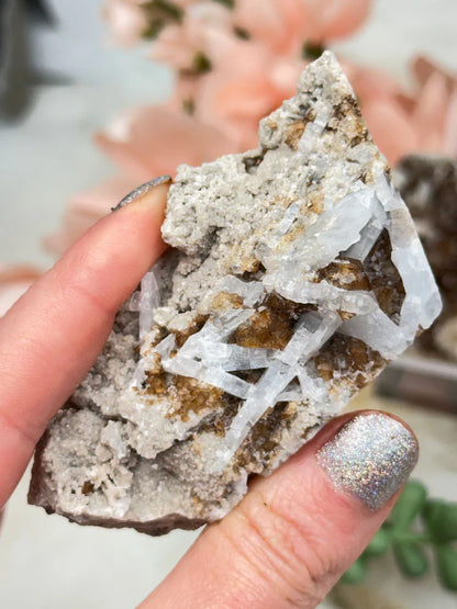 Brown Fluorite Celestite