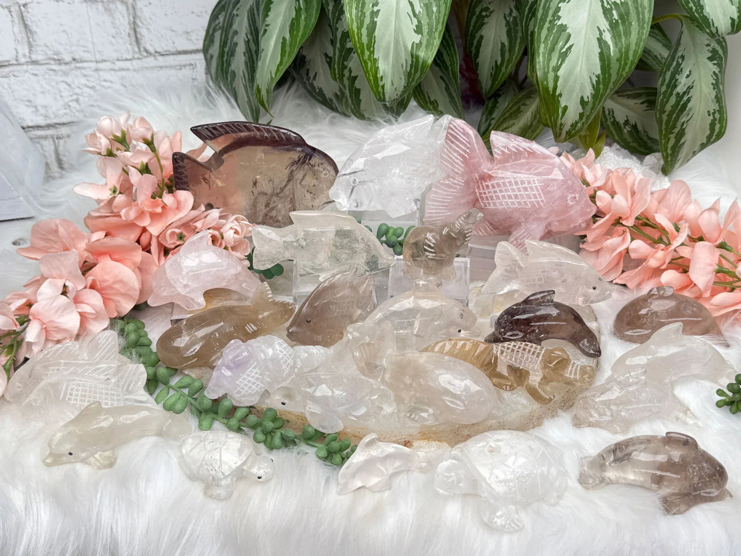 Quartz Animal Carvings