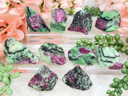 Raw Ruby Zoisite