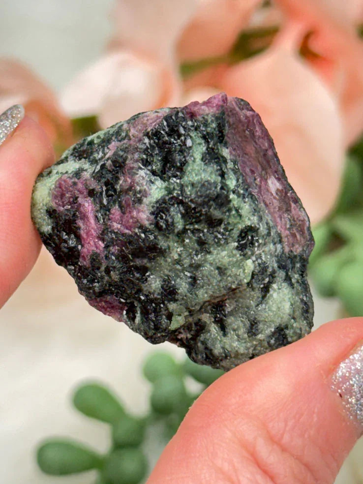 Raw Ruby Zoisite