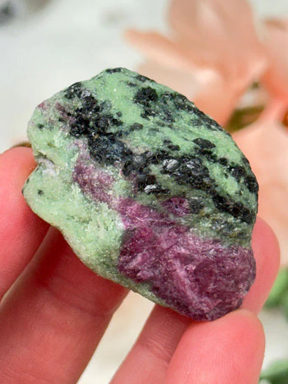Raw Ruby Zoisite