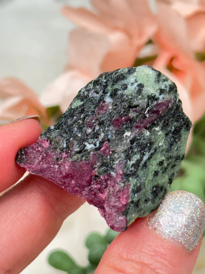 Raw Ruby Zoisite
