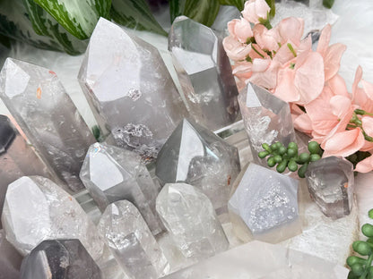 Gray Lithium Quartz Points