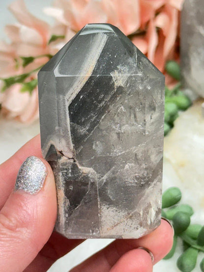 Gray Lithium Quartz Points