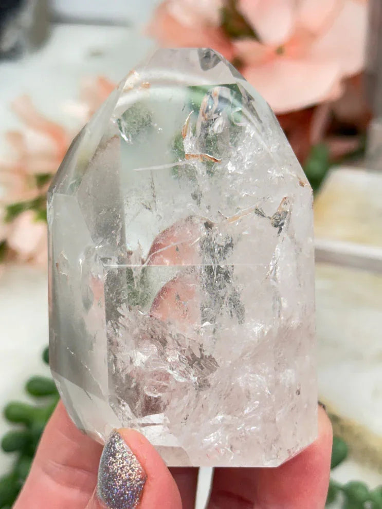 Gray Lithium Quartz Points