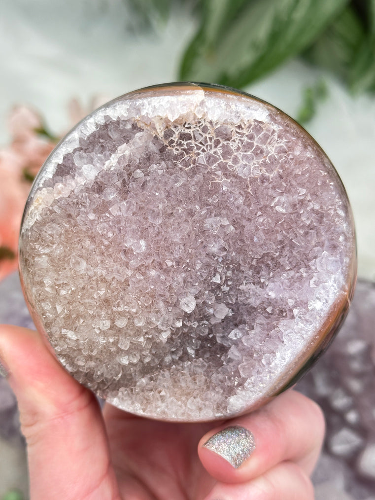 Purple Amethyst Geode Spheres