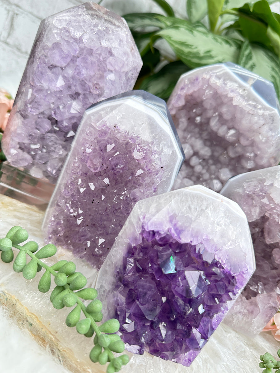 Amethyst Cluster Points