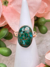 Load image into Gallery: Contempo Crystals - Silver Malachite Chrysocolla Rings - Image 9