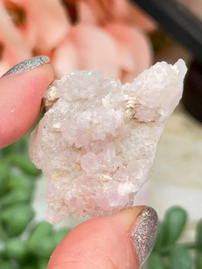 Crystalized Rose Quartz