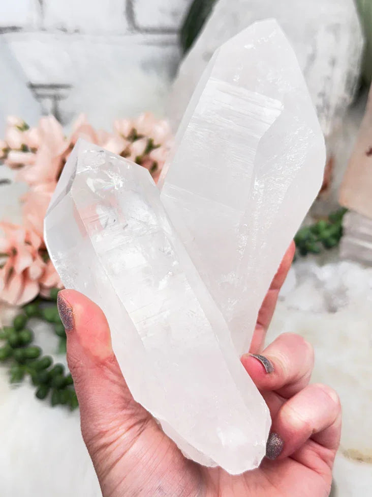 Large Brazil Quartz Crystals