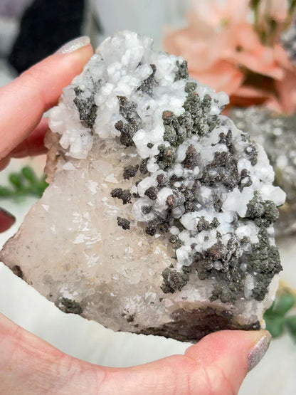 Moroccan Quartz Calcite Clusters