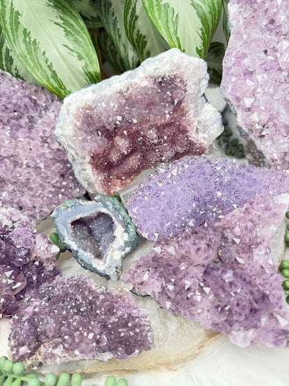 Unique Amethyst Crystal Clusters