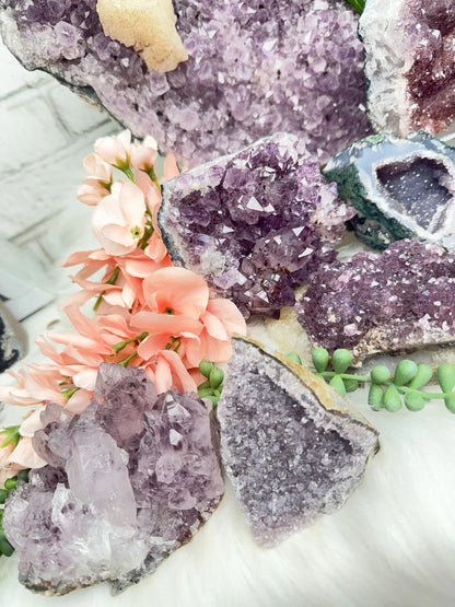 Unique Amethyst Crystal Clusters