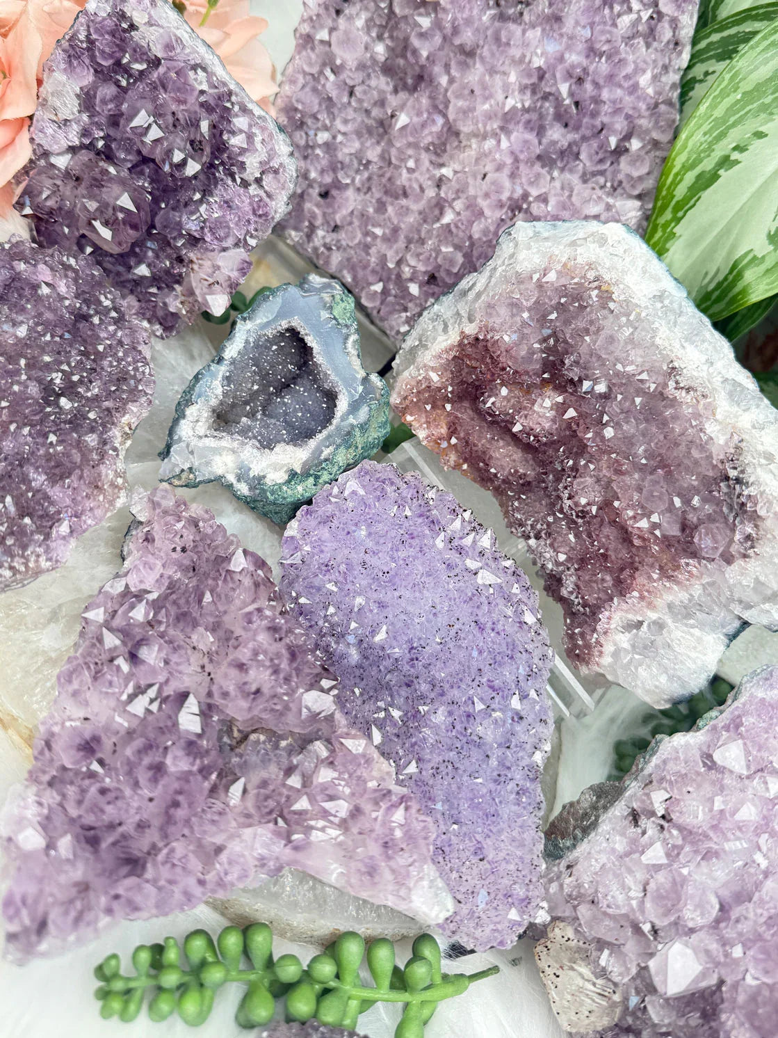 Unique Amethyst Crystal Clusters
