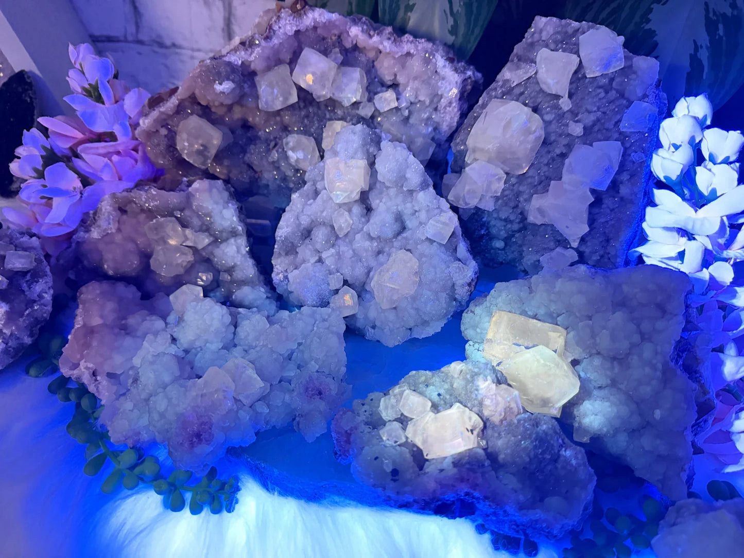 Old Stock Twin Pink Calcite