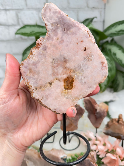 Brazil Pink Amethyst on Stands