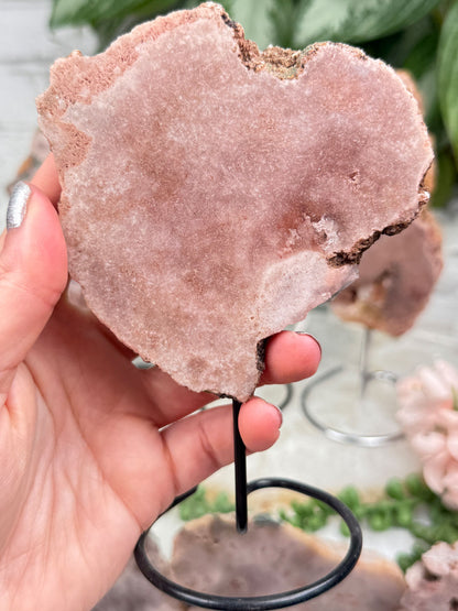 Brazil Pink Amethyst on Stands