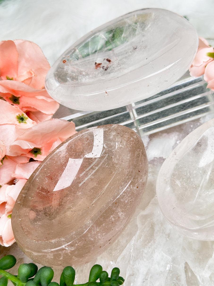 Quartz & Smoky Quartz Ring Dishes