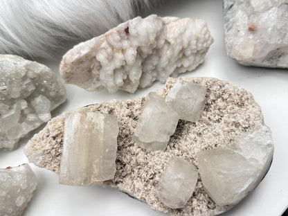 Chalcedony & Apophyllite Clusters